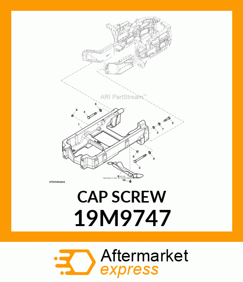 SCREW, HEX HEAD, METRIC 19M9747