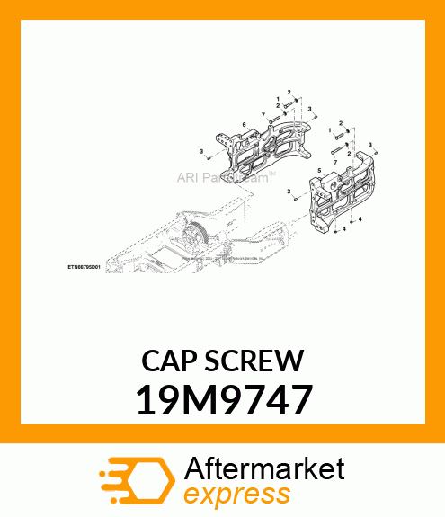 SCREW, HEX HEAD, METRIC 19M9747