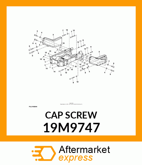 SCREW, HEX HEAD, METRIC 19M9747