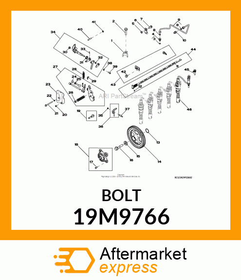 SCREW, FLANGED, METRIC 19M9766