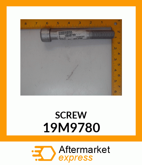 SCREW, HEX SOCKET HEAD, METRIC 19M9780