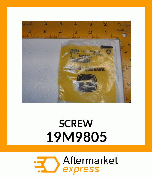 SCREW, HEX SOCKET HEAD, METRIC 19M9805