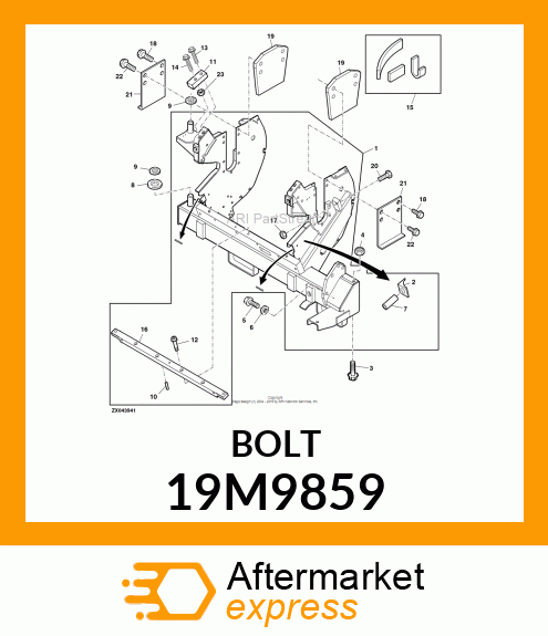 SCREW, FLANGED, METRIC, SERRATED 19M9859