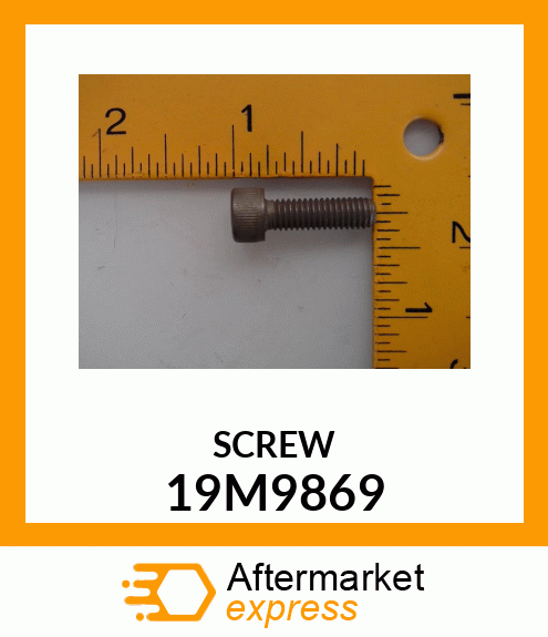 SCREW, HEX SOCKET HEAD, METRIC 19M9869