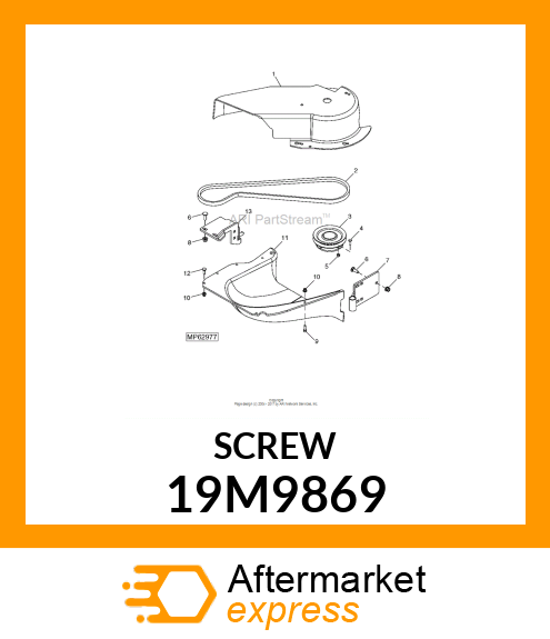 SCREW, HEX SOCKET HEAD, METRIC 19M9869