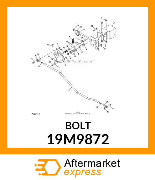 SCREW, HEX SOCKET HEAD, METRIC 19M9872