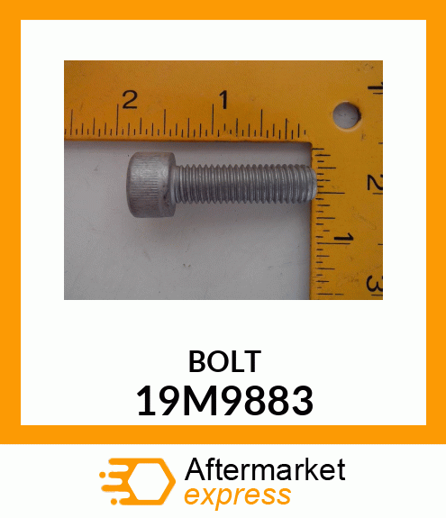 SCREW, HEX SOCKET HEAD, METRIC 19M9883