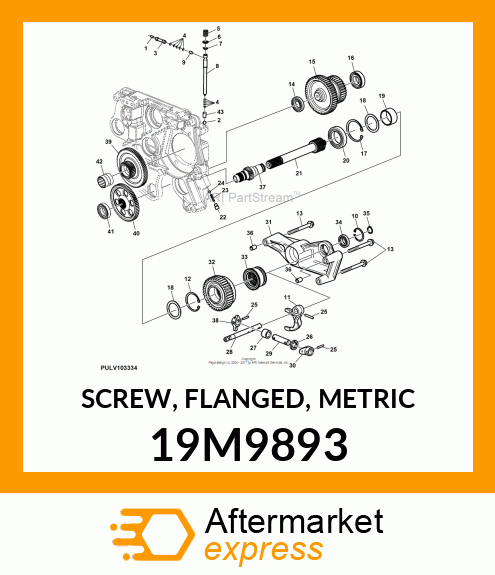 SCREW, FLANGED, METRIC 19M9893