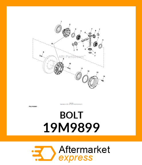 SCREW, HEX HEAD, METRIC 19M9899