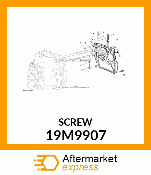 SCREW, FLANGED, METRIC 19M9907