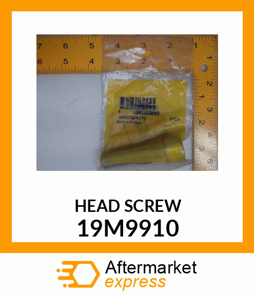 SCREW, HEX SOCKET HEAD, METRIC 19M9910