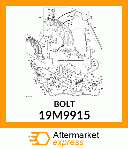 SCREW, FLANGED, METRIC 19M9915