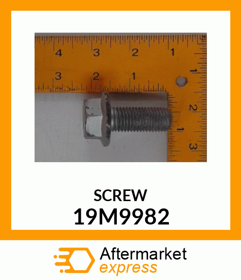 SCREW, FLANGED, METRIC 19M9982