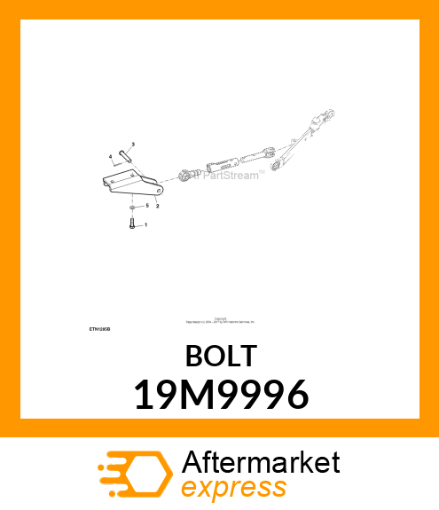 SCREW, HEX HEAD, METRIC 19M9996