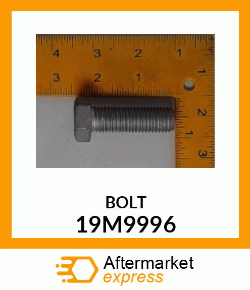 SCREW, HEX HEAD, METRIC 19M9996