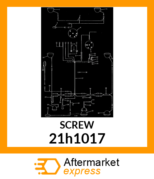 SCREW, MACHINE, SLOTTED PAN HEAD 21h1017