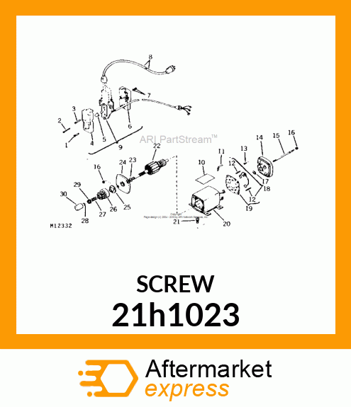 SCREW, MACHINE, SLOTTED PAN HEAD 21h1023