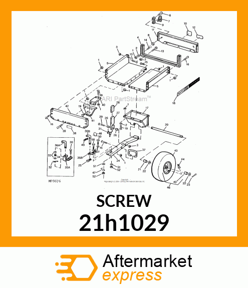 SCREW, MACHINE, SLOTTED PAN HEAD 21h1029