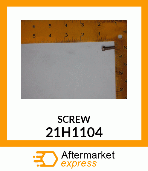 SCREW, FILISTER HEAD 21H1104