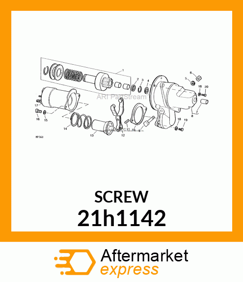 SCREW, FILISTER HEAD 21h1142