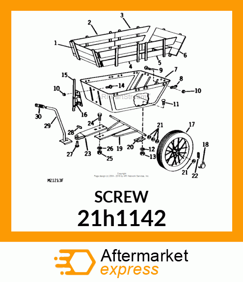 SCREW, FILISTER HEAD 21h1142