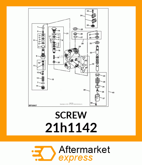 SCREW, FILISTER HEAD 21h1142