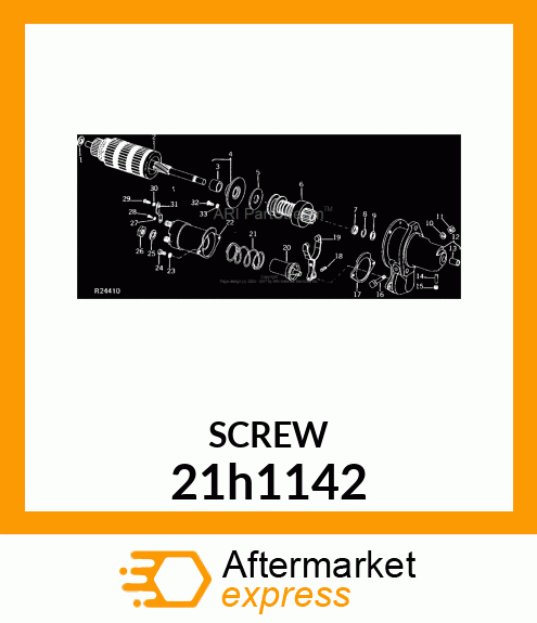 SCREW, FILISTER HEAD 21h1142