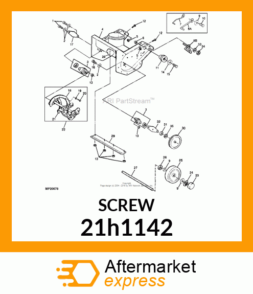 SCREW, FILISTER HEAD 21h1142