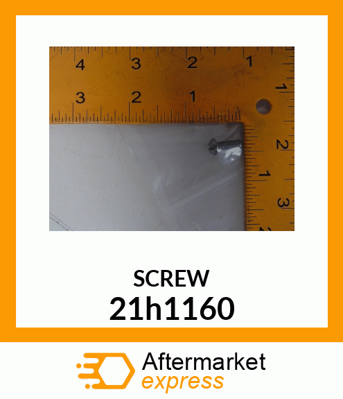 SCREW, MACHINE, SLOTTED PAN HEAD 21h1160