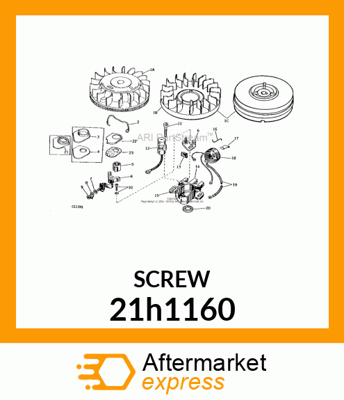 SCREW, MACHINE, SLOTTED PAN HEAD 21h1160