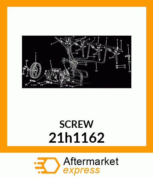 SCREW, MACHINE, SLOTTED PAN HEAD 21h1162