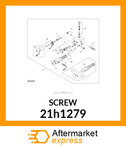 SCREW, SLOTTED FLAT COUNTERSUNK HD 21h1279