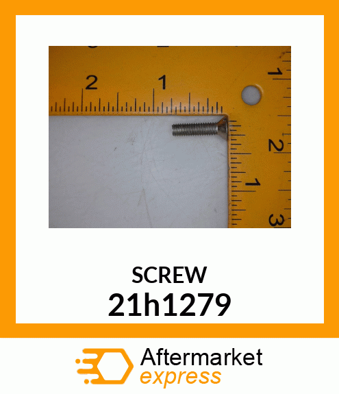 SCREW, SLOTTED FLAT COUNTERSUNK HD 21h1279