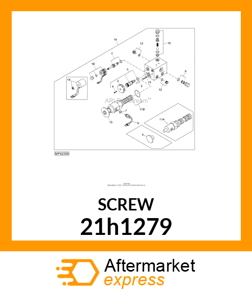 SCREW, SLOTTED FLAT COUNTERSUNK HD 21h1279