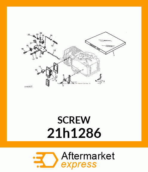 SCREW, FILISTER HEAD 21h1286