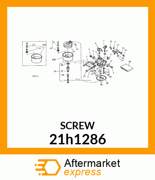 SCREW, FILISTER HEAD 21h1286