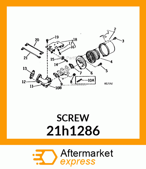 SCREW, FILISTER HEAD 21h1286