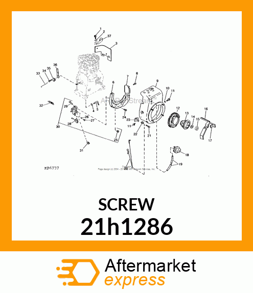 SCREW, FILISTER HEAD 21h1286