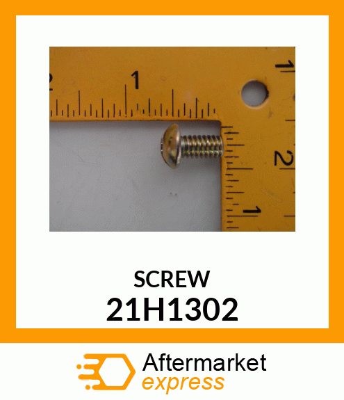 SCREW, MACHINE, SLOTTED PAN HEAD 21H1302