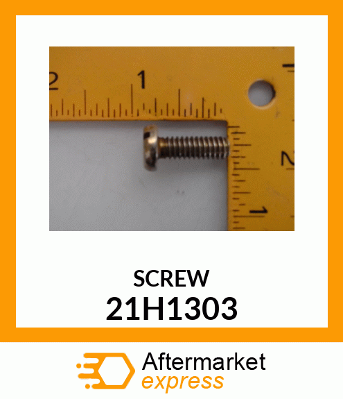 SCREW, MACHINE, SLOTTED PAN HEAD 21H1303