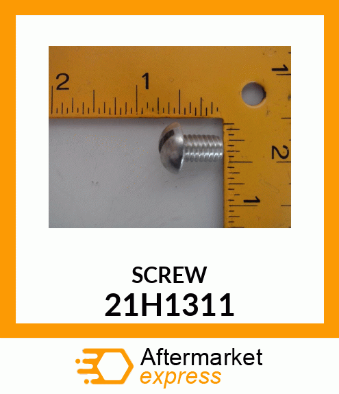 SCREW, MACHINE, SLOTTED PAN HEAD 21H1311