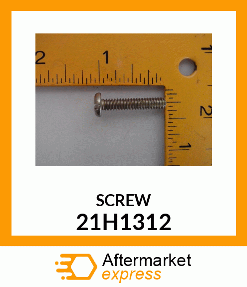 SCREW, MACHINE, SLOTTED PAN HEAD 21H1312