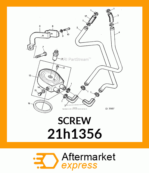 SCREW, MACHINE, SLOTTED PAN HEAD 21h1356