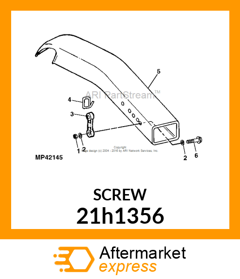 SCREW, MACHINE, SLOTTED PAN HEAD 21h1356