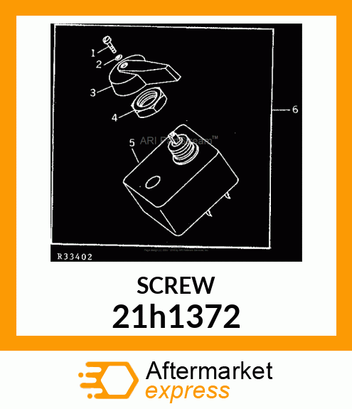 SCREW, MACHINE, SLOTTED PAN HEAD 21h1372