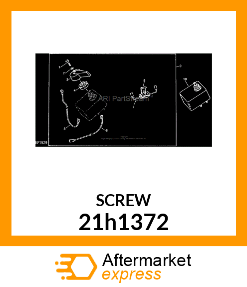 SCREW, MACHINE, SLOTTED PAN HEAD 21h1372