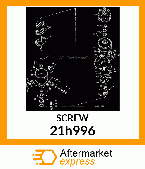 SCREW, MACHINE, SLOTTED PAN HEAD 21h996