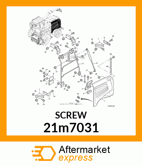 SCREW 21m7031