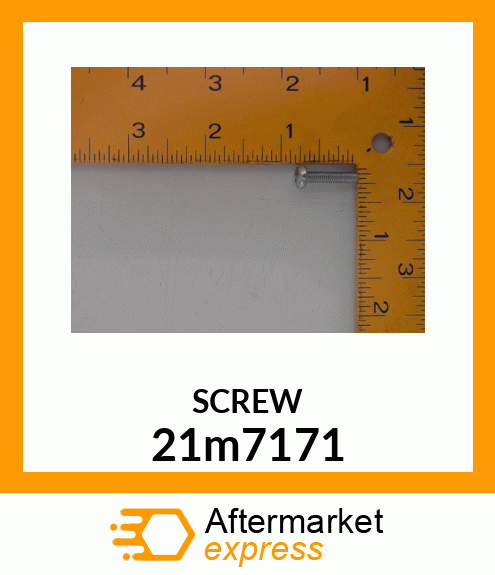 SCREW, CR PAN HEAD, METRIC 21m7171