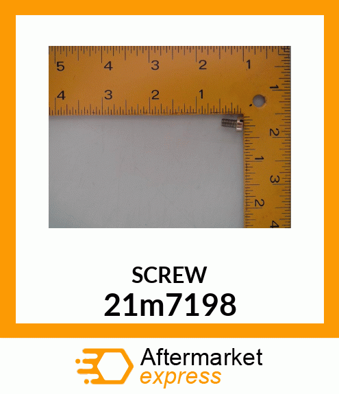 SCREW, SLTD CHEESE HEAD, METRIC 21m7198